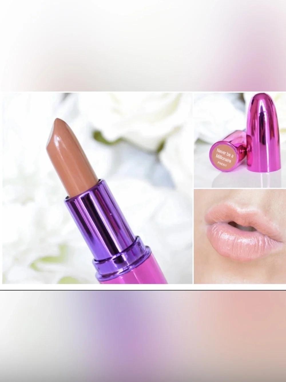 Makeup Revolution Lip Geek Lipstick Never Be a Millionaire 3.5g New